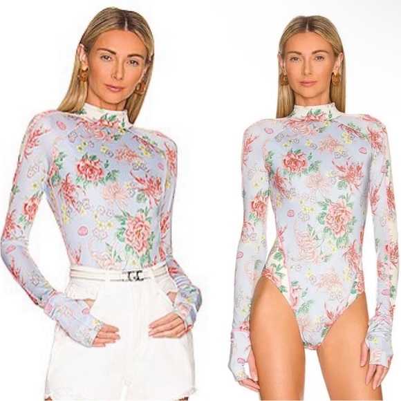 we are hah Other - We Are Hah floral bodysuit